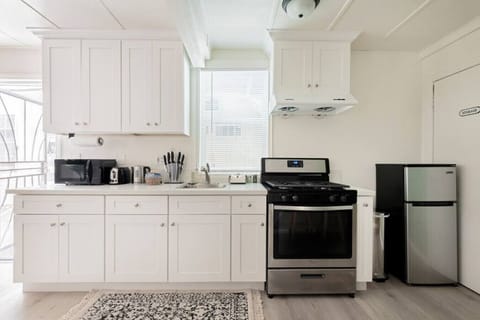 Experience the ultimate in culinary convenience with our modern and fully equipped kitchen.