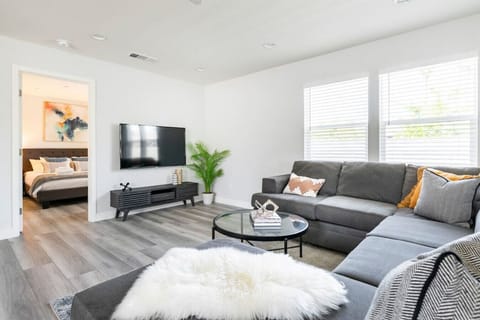 A comfy couch, smart TV, and endless streaming the perfect wind-down after a day out. #travelSGV