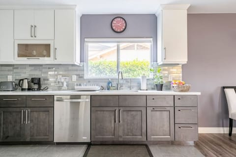 Our fully equipped kitchen is the perfect place to whip up a delicious meal.