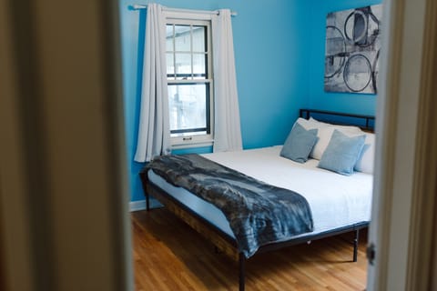 Bedroom. King bed. Located on main floor.