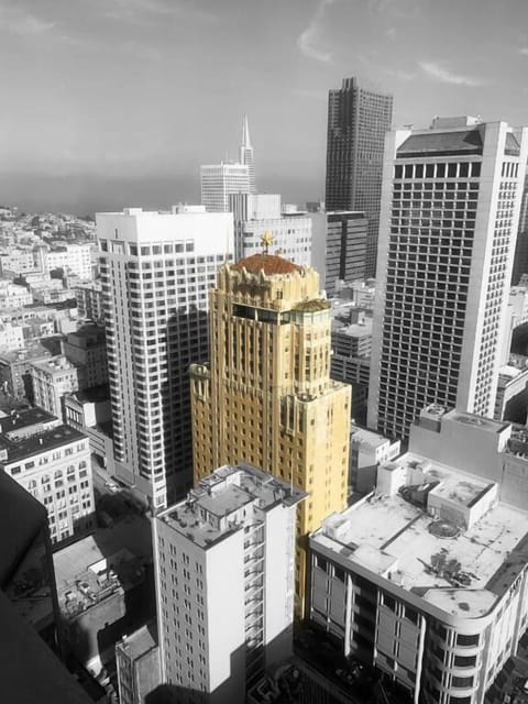Soak up skyline energy with a view above the city.
