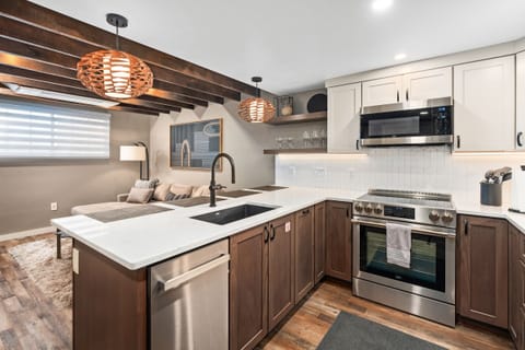 Fully stocked kitchen with all updated appliances!