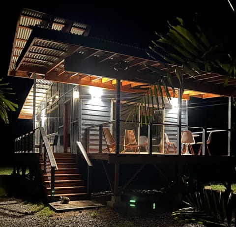 House in the evening
