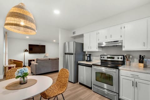 Savor your meal in this beautifully arranged dining area