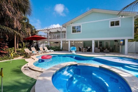 One of the largest pools on the island