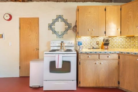South kitchen - stove and pantry