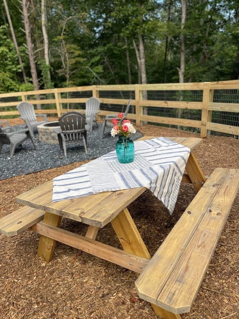 Picnic table for cards or outdoor dining