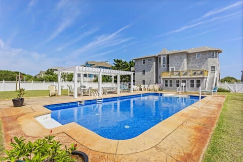 Enjoy warm, sunny days in the Private Saltwater Pool!