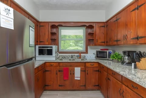 Fully stocked kitchen