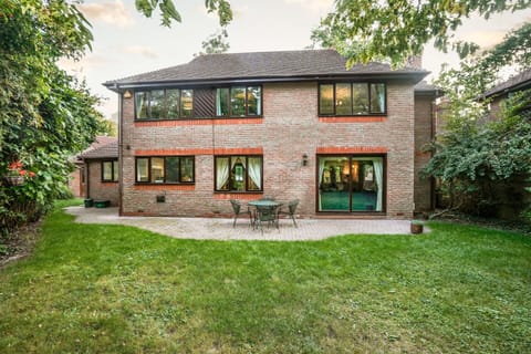 Back view of the house from the garden