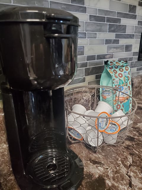 Start your day off right with complimentary K Cup or ground coffee.