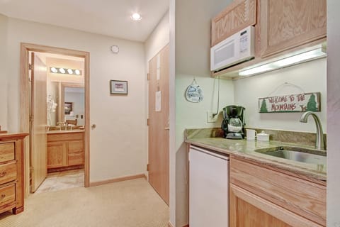 Take advantage of the convenient kitchenette space.