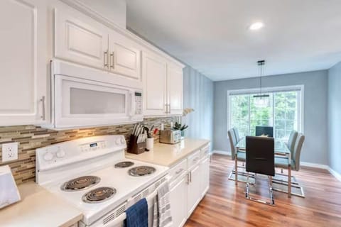 A perfect blend of style and functionality in our dining and kitchen area