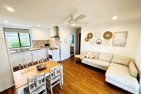Unit 3 - Open living area with fully equipped kitchen, dining and lounge.