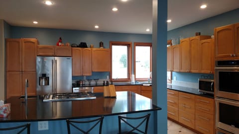 Get ready to whip up delicious dishes in the spacious cooking area