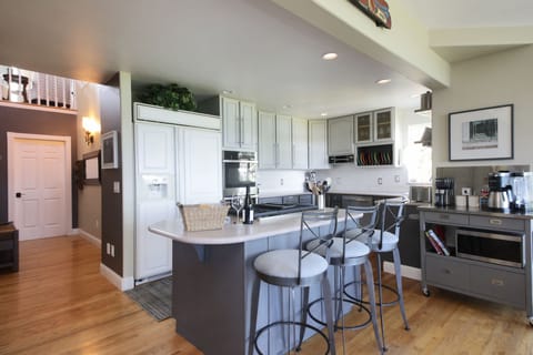 Inviting contemporary kitchen with island