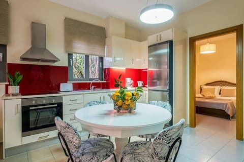 Modern Kitchen Conveniently Adjacent to Bedroom