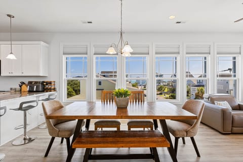 Dining Area Connecting to Kitchen