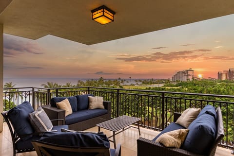 Unwind on your private balcony with plush seating as you watch stunning sunsets paint the sky over tropical landscapes.