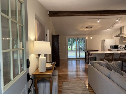 No hassle self check-in with smart front door lock.