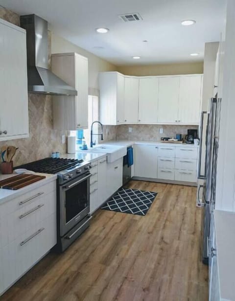 Unit B kitchen -fully stocked-