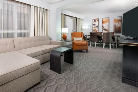 Spacious living room area