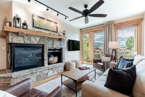 Living Area with Fireplace