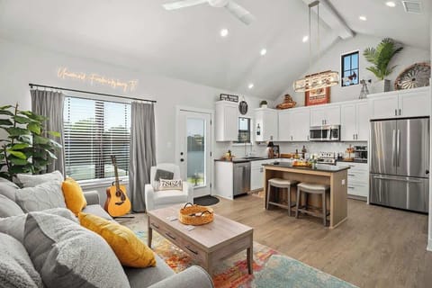 Vaulted ceilings create a great open living space.
