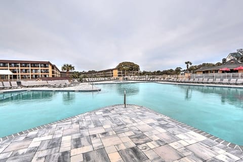 Largest pool on the island 🌞