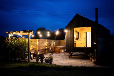 Warm outdoor lights
