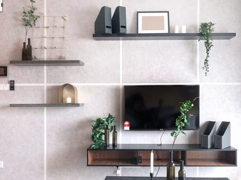 Tastefully furnished.