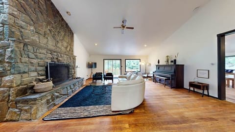 Living Room | 1930s Antique Players Piano | Smart TV