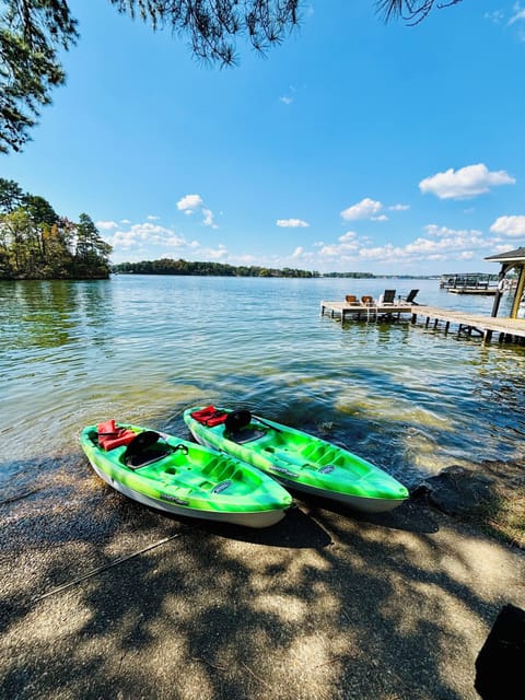 Kayaks for guest use.