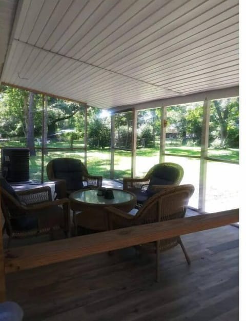unscreened porch