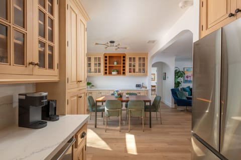 Dining Space and Bar view from kitchen  

