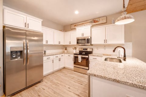 Fully stocked kitchen 
