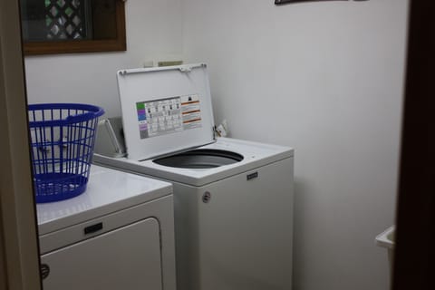 Full Size Washer and Dryer Downstairs