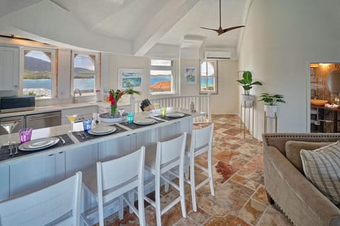 Kitchen island/bar area