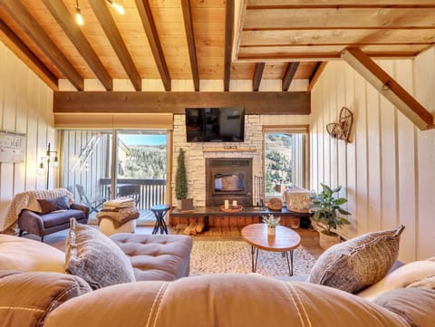 Main Level Living Room (Firewood not provided)