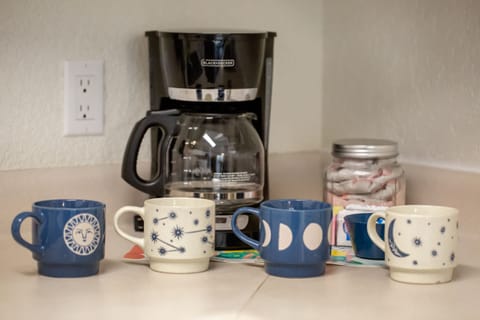 Start your day at a simple, convenient coffee station before heading out to explore New Braunfels or relax by the river.