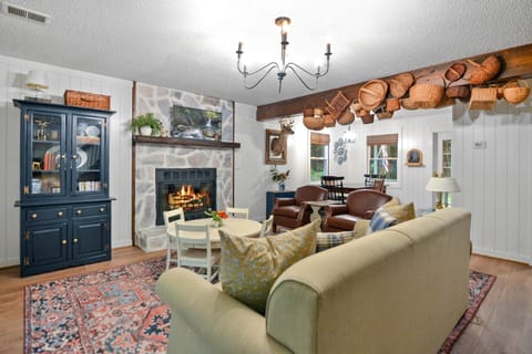 Living Room with gas fireplace