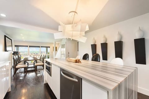 Cook for an audience. This is the point of view for the person at the stove.