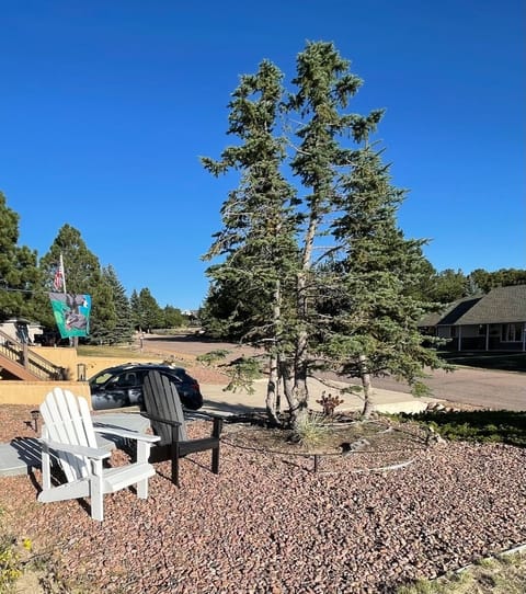 Take a load off & watch the sun set over Pikes Peak & the front range