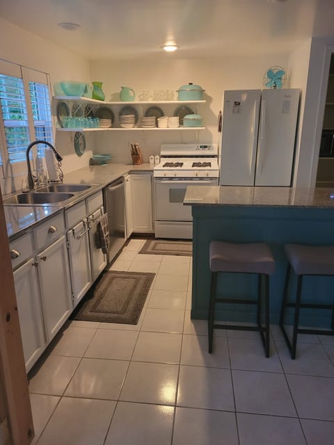 kitchen with island