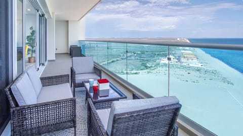 Views down Playa Encanto from your patio.