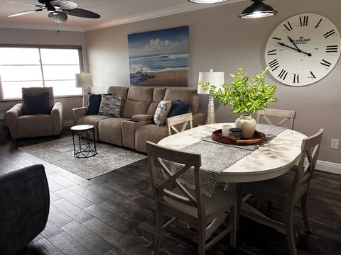 Dining and living area