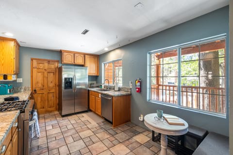 Fully-equipped kitchen.