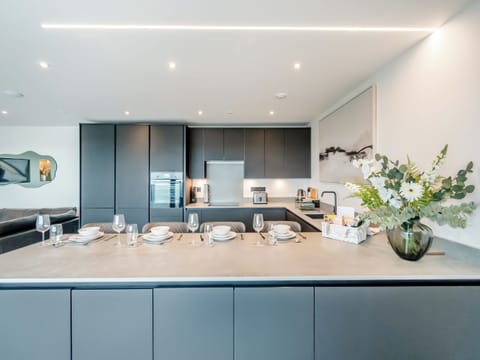 Open plan living space | Hafan Dawel - Cardigan Bay Cottages, Felinwynt, near Cardigan