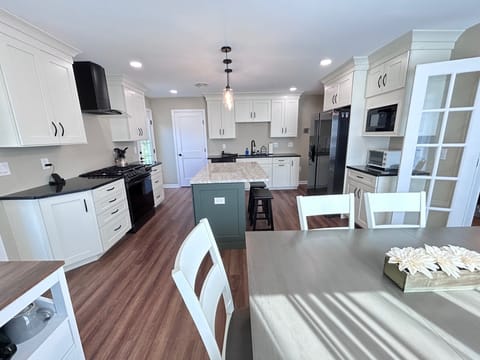 Eat In Kitchen. Fully stocked with pots, pans, dishes, silverware, utensilves+++