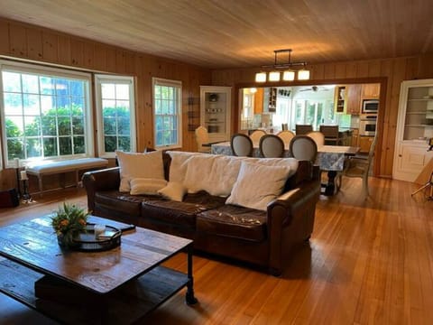 Main house family room and dining